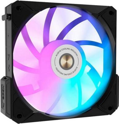 COOLING FAN i12B black Dimensions: 120 x 120 x 25mm
Voltage: DC 12V
Current: 0.25A±10%
Fan Speed : 800-1800±10%
Max. Air Flow: 31.18-73.92CFM
Max. Air Pressure: 0.56-2.1mmH20
Max. Noise: 20-33.2dBA
Bearing Type : FDB Bearing
Life Expectancy : 70,000 hour