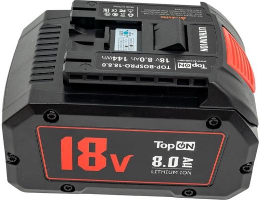 TopOn Аккумулятор для bosch procore. 18v 8.0ah (li-ion) TOP-BOSPRO-18.8.0
