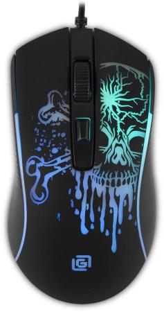 Мышь проводная Oklick 702G черный USB