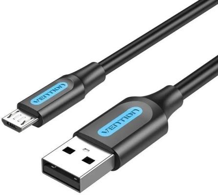 Кабель Vention USB 2.0 AM/micro B 5pin - 2м Черный