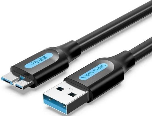 Кабель Micro-B USB 3.0 2м Vention COPBH круглый черный