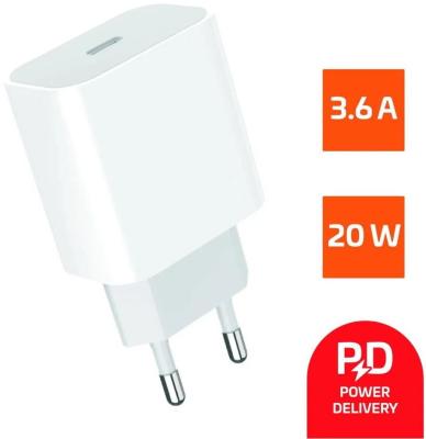 Сетевое З/У GoPower GPPD06 Type-C 20W PD3.0 белый