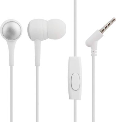 HOCO M19/ Наушники + микрофон/ Кнопка ответа/ 1.2м/ 3.5 mm jack/ White