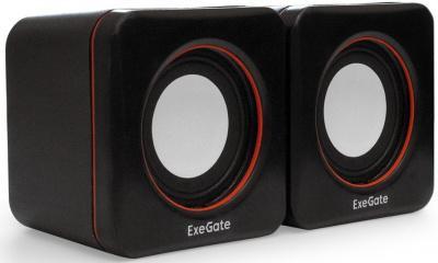 Exegate EX287050RUS Акустическая система 2.0 ExeGate Disco 160 (питание USB, 2х3Вт (6Вт RMS), 100-20000Гц, черный)