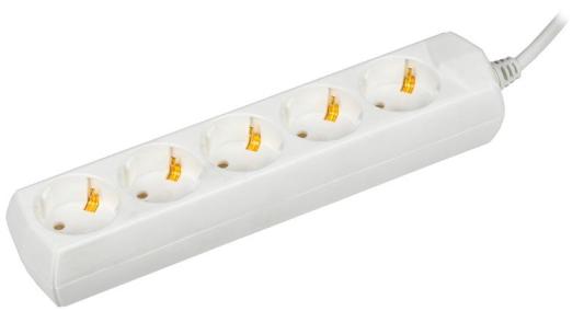 Iek WYP10-10-05-D15-Z-G Удлинитель У05 5 мест 2P+PE/1,5м 3х1мм2 10А/250В GENERICA