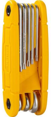 Набор складных шестигранных ключей &quot;TORX&quot; Deli DL234308  размеры T9,T10,T15,T20,T25,T27,T30,T40, пластиковый держатель