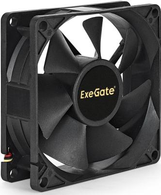 Exegate EX283382RUS Вентилятор ExeGate ExtraPower EP08025SM, 80x80x25 мм, Sleeve bearing (подшипник скольжения), Molex, 2400RPM, 25dBA