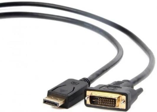Bion Кабель DisplayPort - DVI, 20M/24+1M, позолоченные контакты, 1,8м, черный [BXP-CC-DPM-DVIM-018]