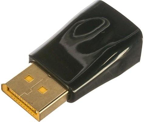 Bion Переходник DisplayPort - VGA, 20M/15F, позолоченные контакты, черный [BXP-A-DPM-VGAF-001]