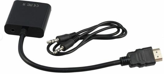 Переходник HDMI VGA 0.15м Bion BXP-A-HDMI-VGA-03 круглый черный