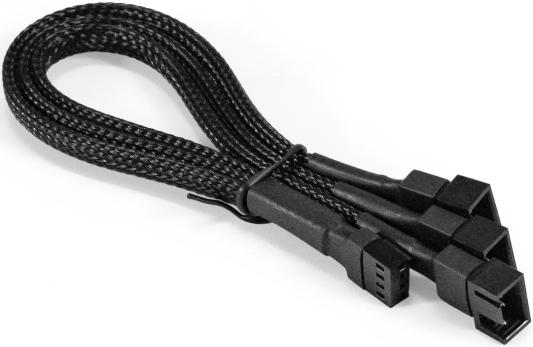 Exegate EX294792RUS Разветвитель питания с 4pin материнской платы на 3 корпусных вентилятора ExeGate EX-CC-4p3xF-0.3 (4pin F/3x4pinM (2 из них-3-контактный, 1 из них-4-контактный), 0,3м)