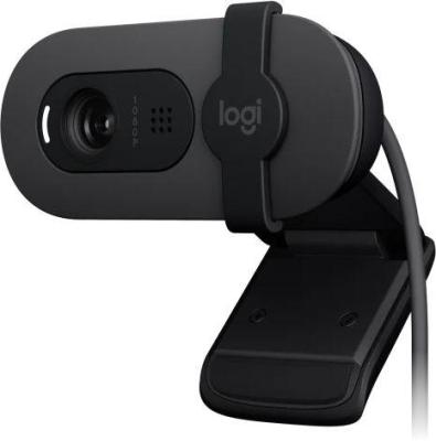 Веб-камера/ Logitech Brio 105 Full HD 1080p Webcam - GRAPHITE - USB