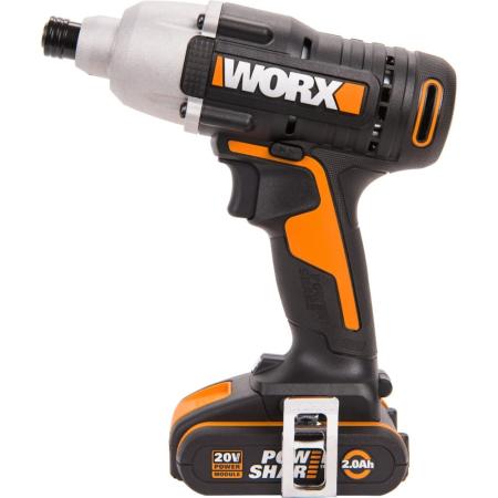 WORX Impact Винтоверт ударный аккумуляторный 20В 1х2Ач кейс WX291