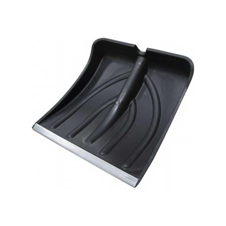 РемоКолор Лопата снегоуборочная пластиковая, с планкой, без черенка, 380x365мм, 69-0-438