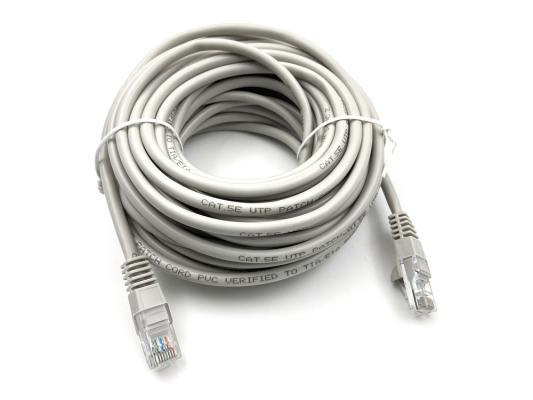 Патч-корд Buro UTP 4 пары cat5E CCA molded 10м серый RJ-45 (m)-RJ-45 (m)