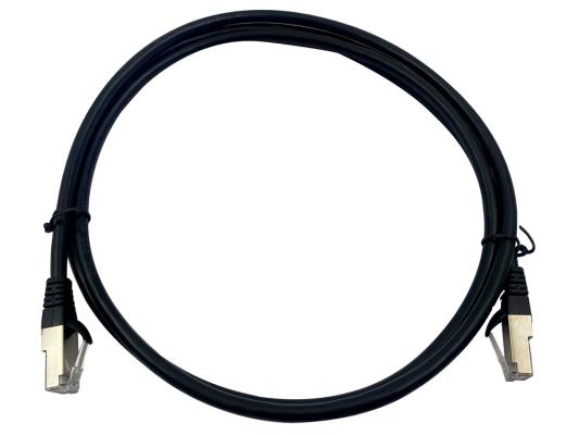 Патч-корд Buro STP 4 пары cat7 CCA molded 1.5м черный RJ-45 (m)-RJ-45 (m)