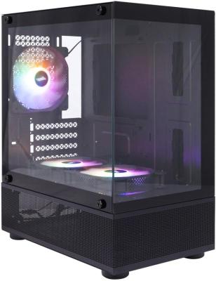 1STPLAYER MIKU Mi2-A Black / mATX / 3x120mm LED fans / Mi2-A-BK-2F1R-1F1
