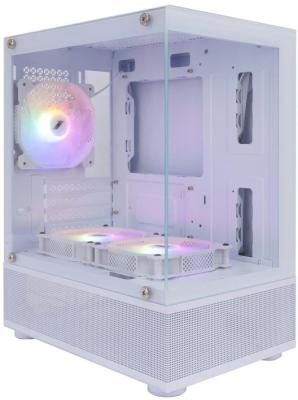 1STPLAYER MIKU Mi2-A White / mATX / 3x120mm LED fans / Mi2-A-WH-2F1R-W-1F1-W