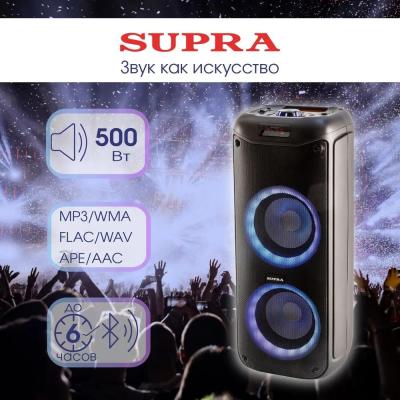 Минисистема Supra SMB-780 черный 140Вт FM USB BT SD