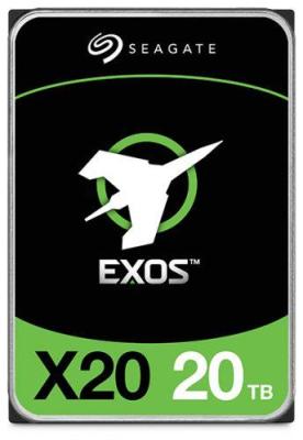 Жесткий диск 3.5" 20 Tb 7200 rpm 256 Mb cache Seagate Exos X20 SATA III 6 Gb/s ST20000NM007D (уценка, неисправное оборудование)