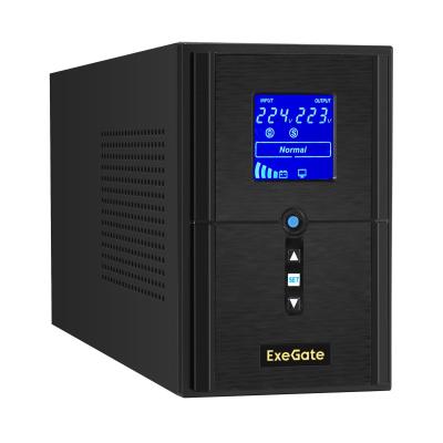 ИБП Exegate SineTower SZ-1000.LCD.AVR.2SH.1C13.USB 1000 ВА