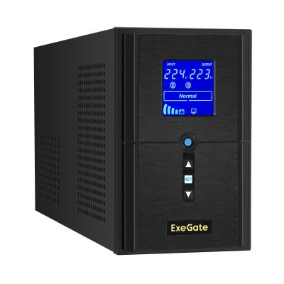ИБП Exegate SineTower SN-1500.LCD.AVR.2SH.1C13.USB 1500VA