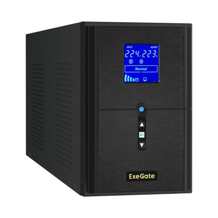 ИБП ExeGate SineTower SN-2000.LCD.AVR.3SH.1C13.RJ.USB