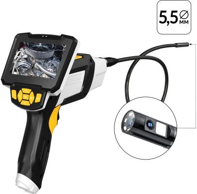 iCarTool Видеоэндоскоп промышленный, 4.3", 1Мп, 2 камеры, 1280х720, 1м, 5.5 мм сменный зонд IC-V112A