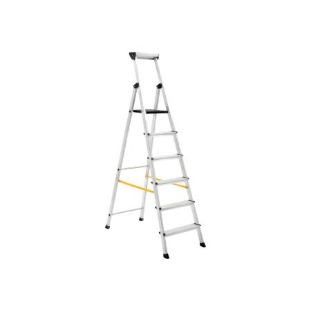 Inforce алюминиевая стремянка с алюминиевым лотком 6 ступеней СП-01-06