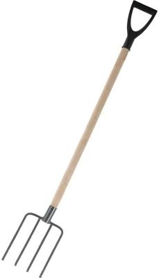 Gigant Вилы 4-х рогие садово-огородные сварные с деревянным черенком и V-ручкой GAV-10