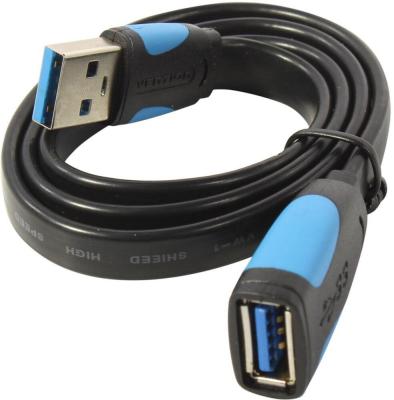 Кабель-удлинитель Vention USB 3.0 AM/AF - 0.5м плоский