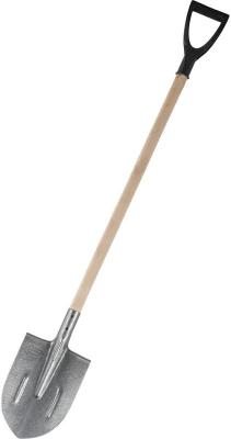 Gigant Лопата штыковая рельсовая сталь, с деревянным черенком и V-ручкой GAV-04