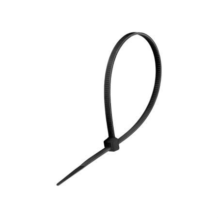 Стяжка (хомут) нейлоновая ExeGate CV66-350x4.8B (нейлон 6.6, 350x4.8мм, неоткрывающаяся, halogen free, -40°C - +85°C, черная, 100 шт)