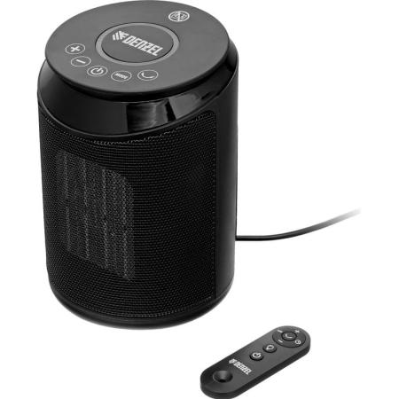 Тепловентилятор керамический DTFC-2000X, 2 кВт, wi-fi, пульт, динамик, вращение, 3 реж. // Denzel