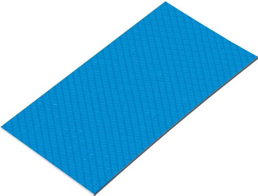 Термопрокладка ExeGate EPG-9WMK (45x85x1.0 mm, 8,5 Вт/ (м•К), теплопроводящая клейкая двухсторонняя)