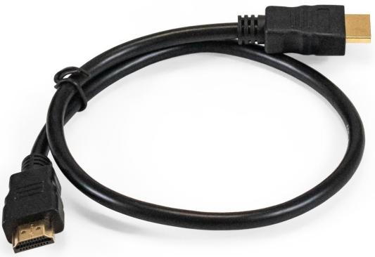 Кабель HDMI 0.5м Exegate EX-CC-HDMI-0.5 круглый черный
