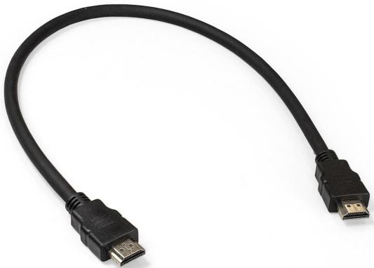 Кабель HDMI ExeGate EX-CC-HDMI2-0.5 (19M/19M, v2.0, 0,5м, 4K UHD, Ethernet, позолоченные контакты)