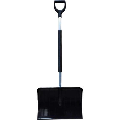 LWI Лопата снеговая скрепер поликарбонат "Богатырь" 520x375мм (черная) LWI-Л19