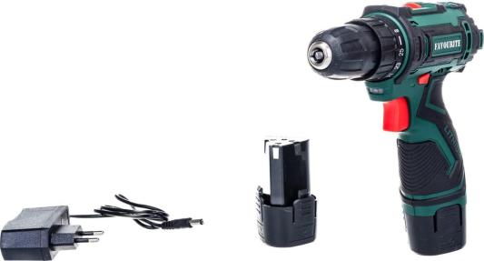 FAVOURITE Акк. дрель-шуруповёрт 12В, 2Ач, 25Нм Li-ion DC 1202 PROMO