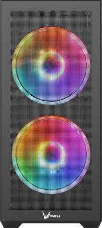 Корпус Formula Air Power G5 DUO черный без БП ATX 2x180mm 1xUSB3.0 1xUSB3.1 audio bott PSU