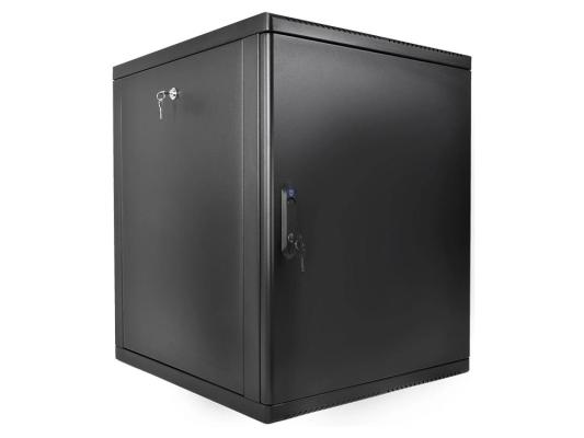 ЦМО Шкаф телекоммуникационный настенный разборный 15U (600 x 650) съемные стенки, дверь металл, цвет черный (ШРН-М-15.650.1-9005)