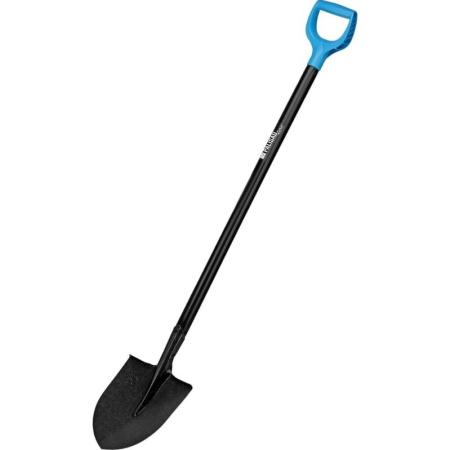 Лопата штыковая углубленная, 220х270х1330 мм, деревянный черенок, с рукояткой, LUXE// Palisad