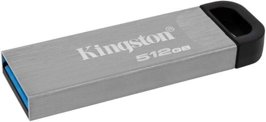 Флеш Диск Kingston 512Gb DataTraveler Kyson USB Type-A, metal case, silver (DTKN/512GB)