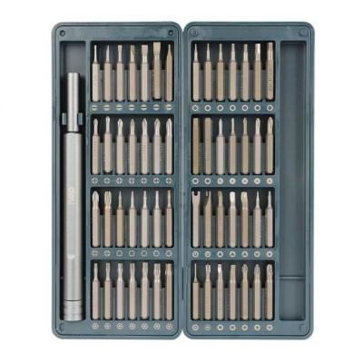 Набор прецизионных отверток Deli DL241057 (отвертка + 56 бит), сталь S2 + Cr-V