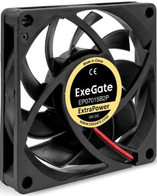 Вентилятор 70 х 70 мм Exegate EP07015B2P 2 pin 1шт