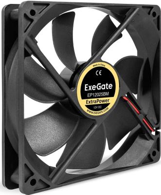 Вентилятор 12В DC ExeGate ExtraPower EP12025BM (120x120x25 мм, 2-Ball (двойной шарикоподшипник), Molex, 1850RPM, 30dBA)