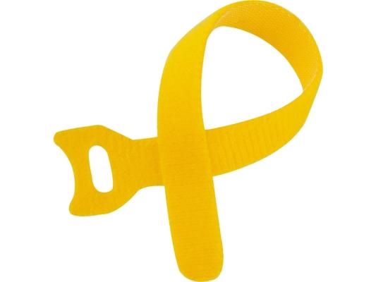 Хомут-липучка 180мм, 20 шт., желтый