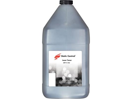 Тонер Static Control MPT11-1KG черный флакон 1000гр. для принтера НР P1005/1505/1606