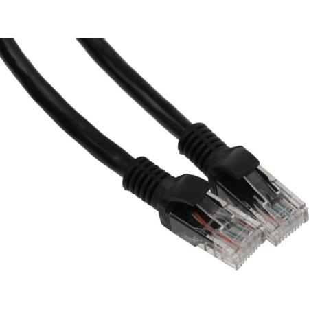 Патч-корд PREMIER PP6U-0.25M/BK литой (molded), UTP, cat.6, 0.25м, 4 пары, 24AWG,  алюминий омедненный,  черный