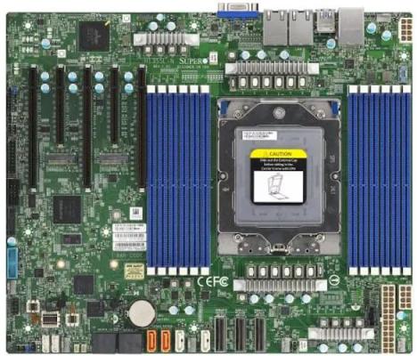 Материнская плата SuperMicro MBD-H13SSL-N-B AMD EPYC UP platform with socket SP5 CPU, SoC, 12x Bulk
